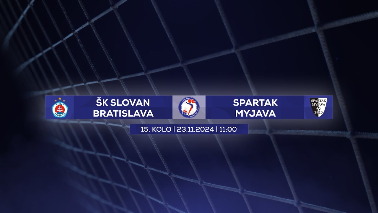 Demišport Liga 2024/2025 15.kolo: ŠK Slovan Bratislava - Spartak Myjava