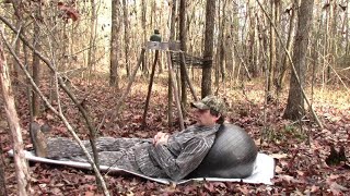 Bushcraft Camping Table, Chairs, Shelves, Bungees, Tent Pegs And A Bike Rack