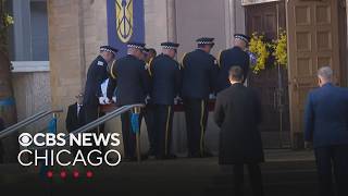 Loved ones pay respects to CPD Officer John Bartholomew at visitation