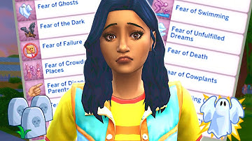 I made my sim live with EVERY fear! // Sims 4 experiment