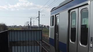 水戸線 E531系 普通列車 玉戸駅発車