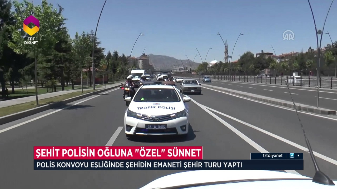Şehit Polisin Oğluna Özel Sünnet Konvoyu