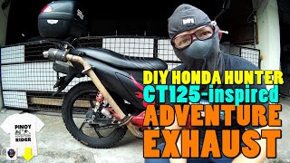 DIY HONDA HUNTER CT-125-inspired ADVENTURE EXHAUST