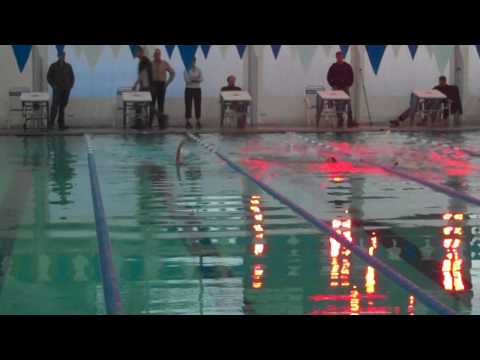 Dominic Swimming Backstroke age 4