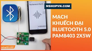 Mạch khuếch đại âm thanh bluetooth 5.0 PAM8403 2x5W XH-A158 (PEOU) #Shorts screenshot 2