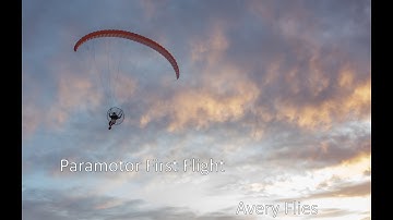 Paramotor First Flight and Reactions | Avery Flies