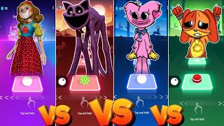 Poppy playtime chicken 3 (Tiles Hop)  Miss Delight VS CatNap VS Kissy Missy VS DogDay