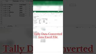 Export tally data in Excel |Export Data from tally to Excel #shorts #tally #excel @EnjoyTally