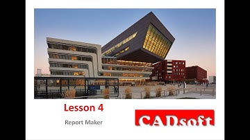 AxisVM x5 English - Lesson 4 - Report Maker