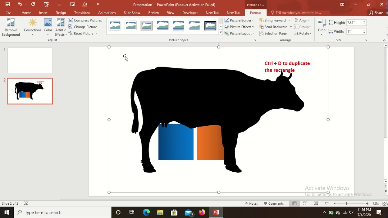 Making Boston(BCG) Matrix in PowerPoint 2016