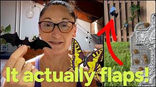 I Turned Garden Butterflies Into Flying Halloween Bats