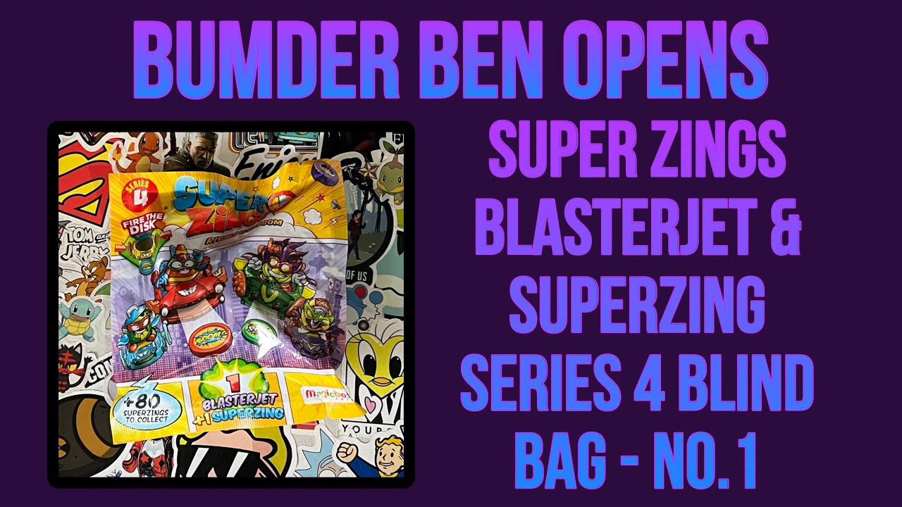 Opening A Super Zings Blasterjet & Superzing Series 4 Blind Bag *No.1*