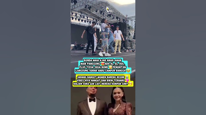 Momen Langka! Al, El, Dul, dan Tissa Diajak Naik Panggung Sama Bunda Maia 😍