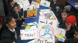 GreenFields public school Vivek vihar Delhi fit India school week