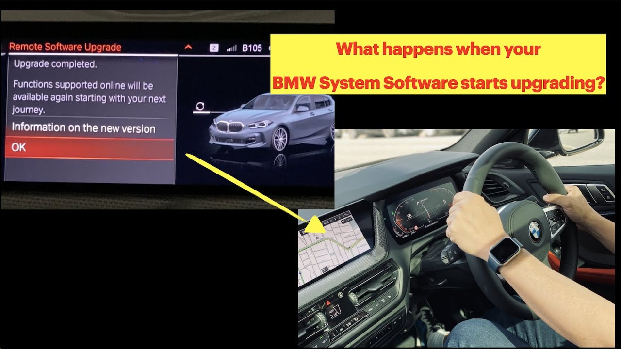 BMW iDrive Remote Software update/upgrade on 118i M Sport 2021 YouTube