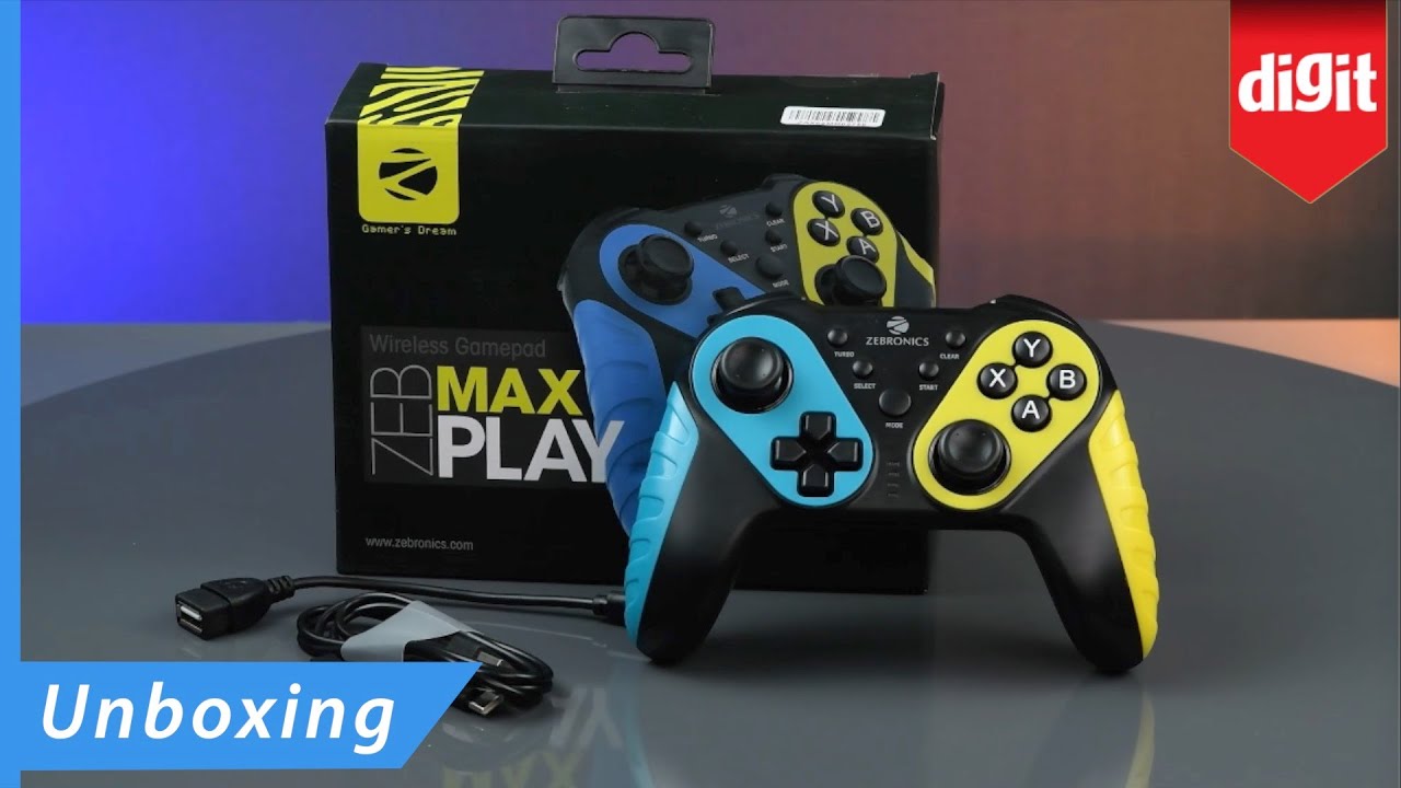 Zebronics Zeb-Max Play - Wireless Gamepad