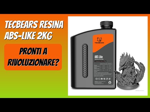 RECENSIONE (2026) : TECBEARS Resina ABS-Like 2KG. DETTAGLI