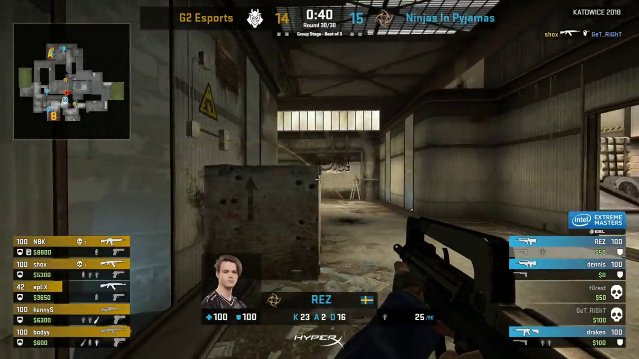 dennis saves the day NIP VS G2  