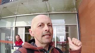 KLAIPEDA, LITHUANIA. A QUICKIE FROM OUTSIDE THE HOSTEL.