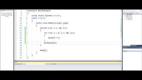 Generate Triangle and Rectangle of Asterisks C# Programming |   Nested Loops
