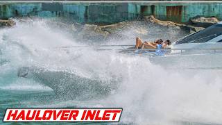 This Haulover Wave Made a Huge Yacht Look Tiny!