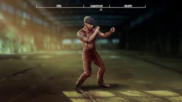 Spine/DragonBones: Boxer animation