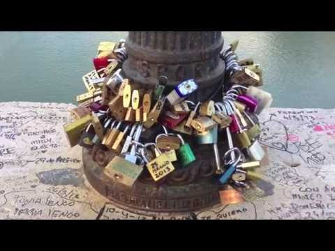 Lucchetti dell'amore Ponte Milvio a Roma - Video del signor fabbro
