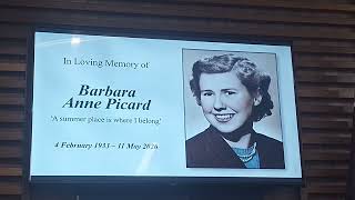 Funeral Barbara Picard 21 May 2026
