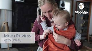 Mom Review with Bailey - The Woolino 4-Season Ultimate Baby Sleep Bag