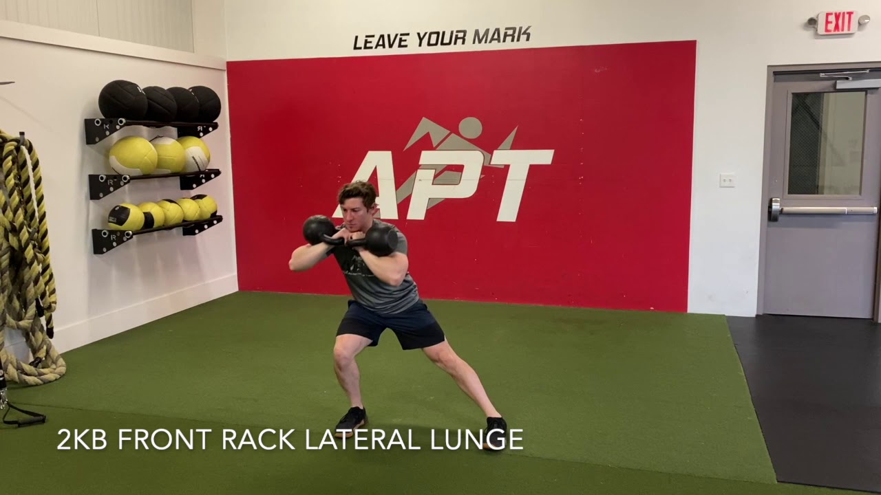 2KB FRONT RACK LATERAL LUNGE 1 - YouTube