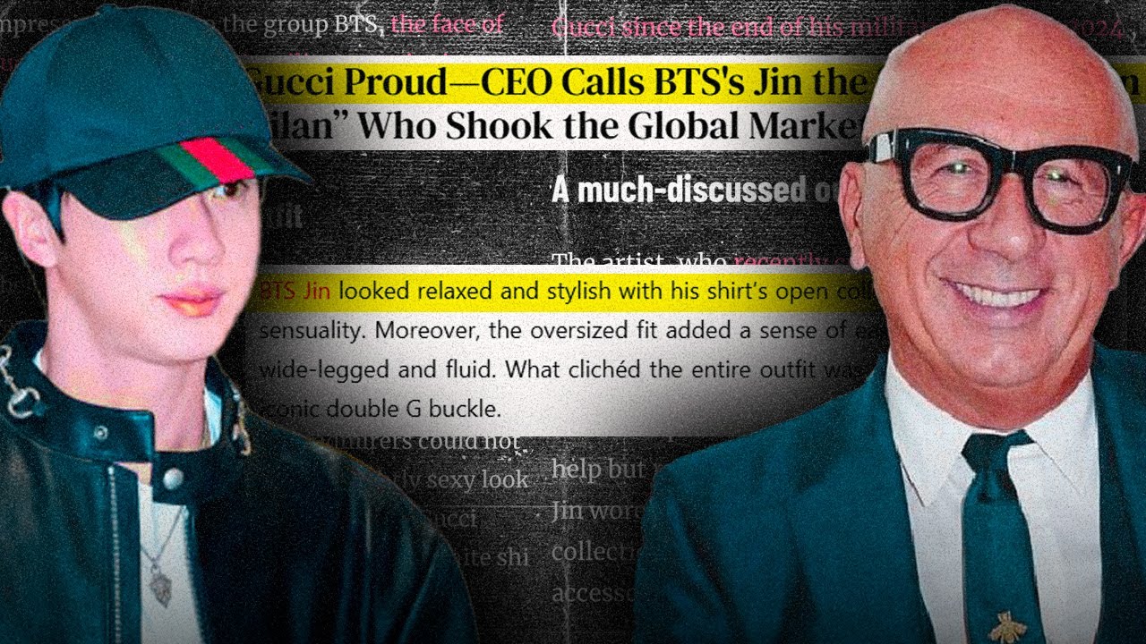 Gucci No Longer Silent… CEO Reveals Shocking Truth About Jin BTS at Milan Fashion Week!