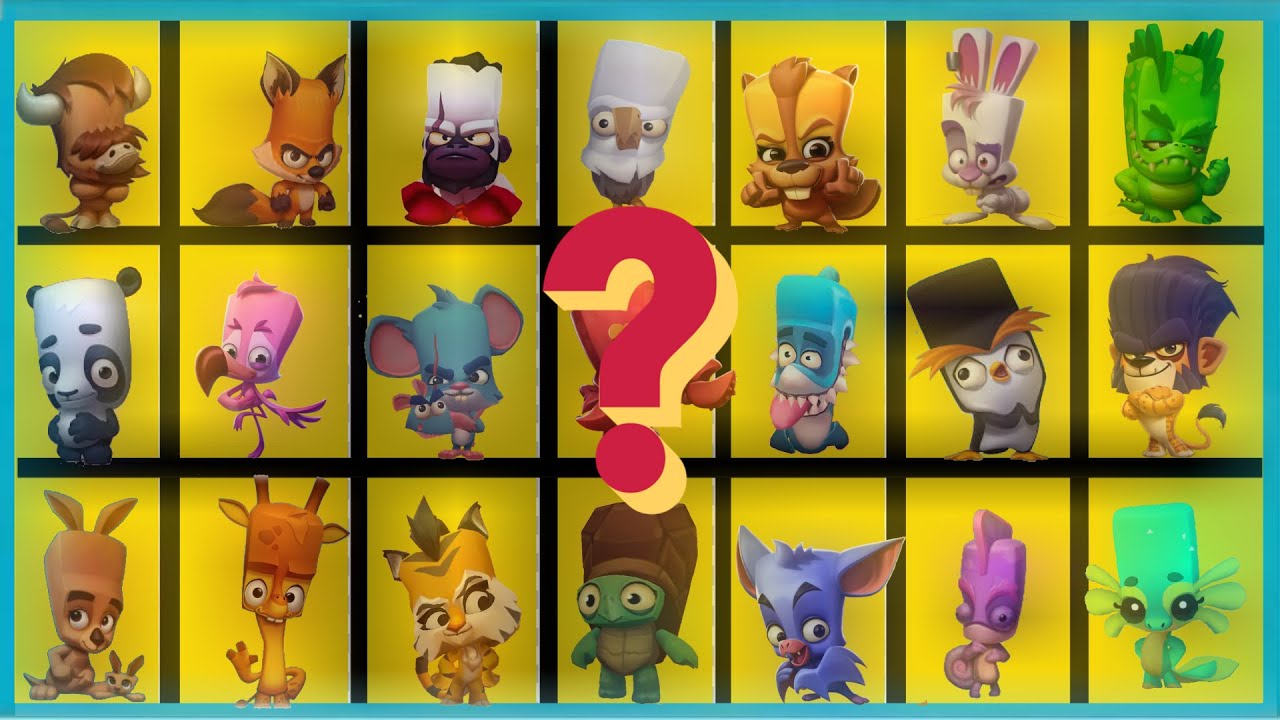 zooba/ Top los 5 mejores personajes YouTube