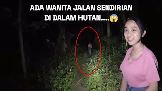 ENCOUNTERING A BEAUTIFUL GIRL AT NIGHT IN THE MIDDLE OF THE TAMPOMAS MOUNTAIN FOREST