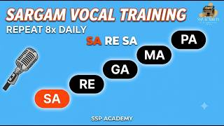 G Sharp Major Scale Vocal Exercise | Sa Re Ga Ma Practice (Step-by-Step)