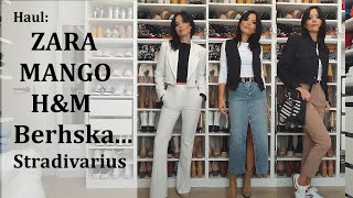 HAUL Compras ZARA, MANGO, H&amp;m, Stradivarius, Bershka..