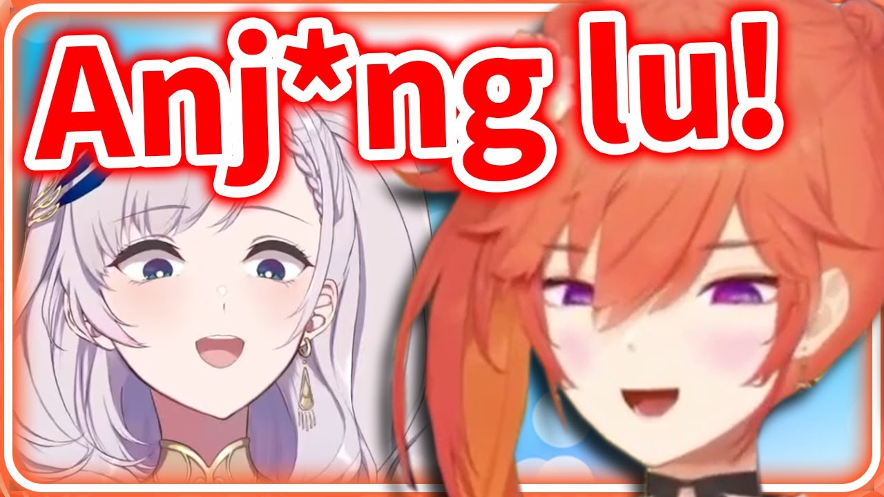 Reine Taught Kiara How to Swear in Indonesian 【Hololive】