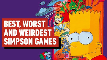 The Best, Worst, and Weirdest Simpsons Games