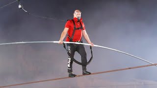 High Wire Daredevil Nik Wallenda Survives Volcano Crossing