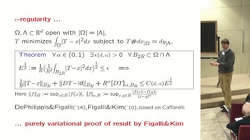 Optimal Transportation and Applications - 14 November 2018