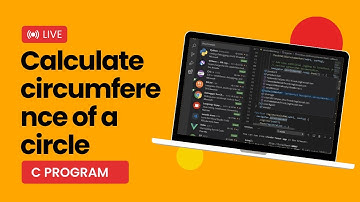 Find the circumference of a circle in c program