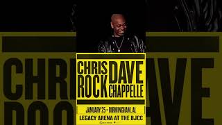 JUST ANNOUNCED 💥💥 Comedy legends Chris Rock and Dave Chappelle are coming to BIRMINGHAM ALABAMA
