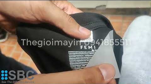 In Tem Nhãn / Tem Mác - Thời Trang / Áo Thun Với Chi Tiết Siêu Nhỏ Từ Công Nghệ In PET