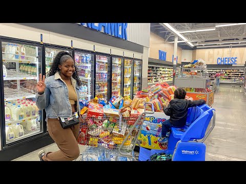 FOODSTAMPS GROCERY HAUL COME GROCERY SHOPPING WITH ME JoileceiaBriana