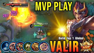 MVP Play!! Full Def Build Valir SAINT SEIYA Skin!! - Build Top 1 Global Valir ~ MLBB