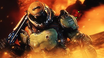 [4K DV HDR] DOOM 2016 ⛧ Level 1. The UAC (Rip & Tear) 100% Collectibles Guide \ E1M1 XSX  Gameplay