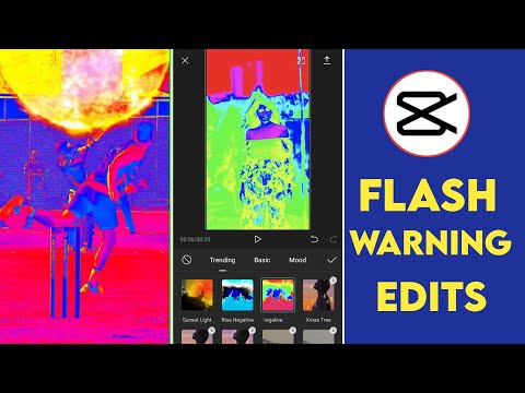 Flash  Warning⚠️ Video Editing In Capcut | Flash Warning Video Kaise Banaye Capcut Tutorial