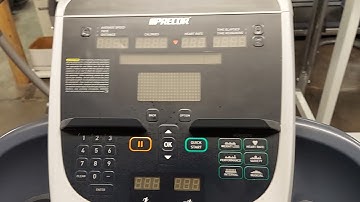 Precor Treadmill Diagnostics Manager mode