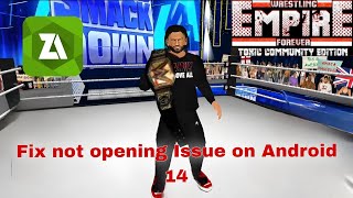 How to solve Wrestling Empire mod not opening on Android 14 | Wrestling Empire Forever screenshot 4