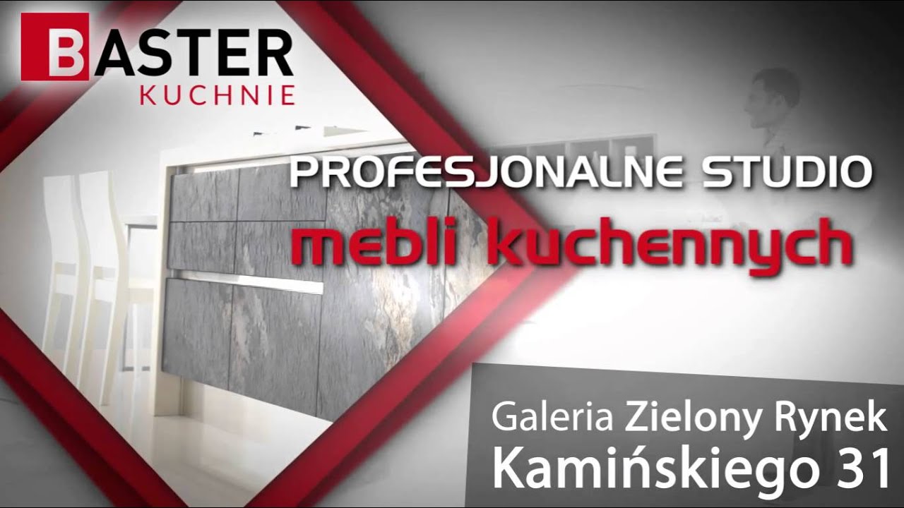 Meble Baster kuchnie na wymiar Legnica YouTube