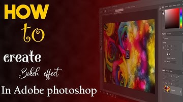 #38 How to make bokeh effect background | Photoshop cc 2020 | tutorial | part - 1